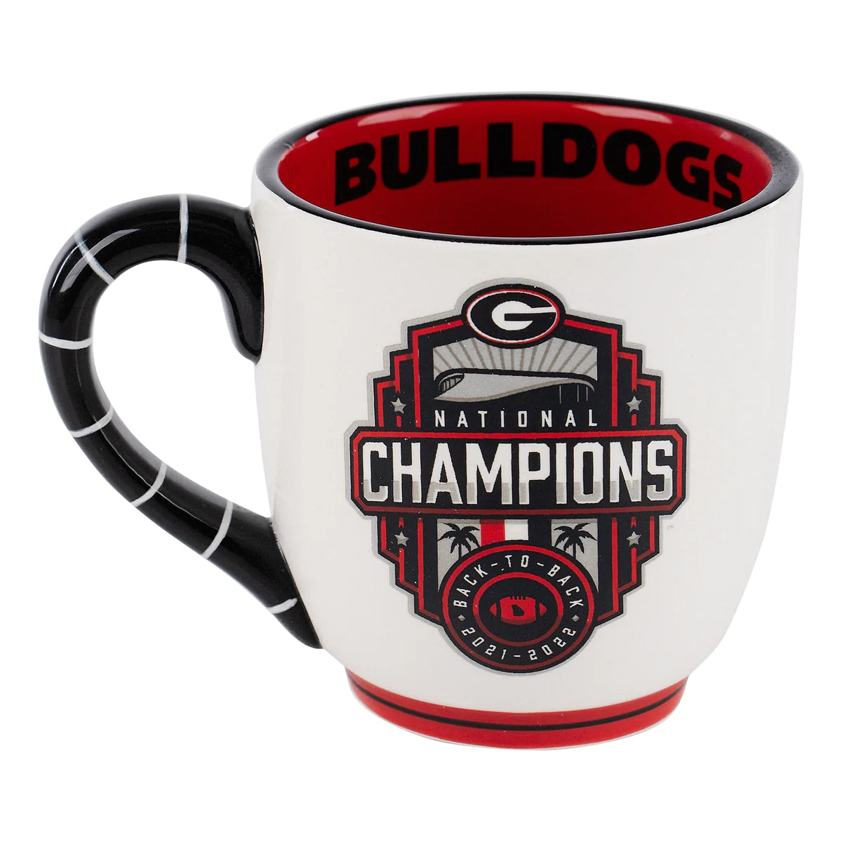 UGA Bottle Koozie - Back 2 Back National Champions - Home/Away