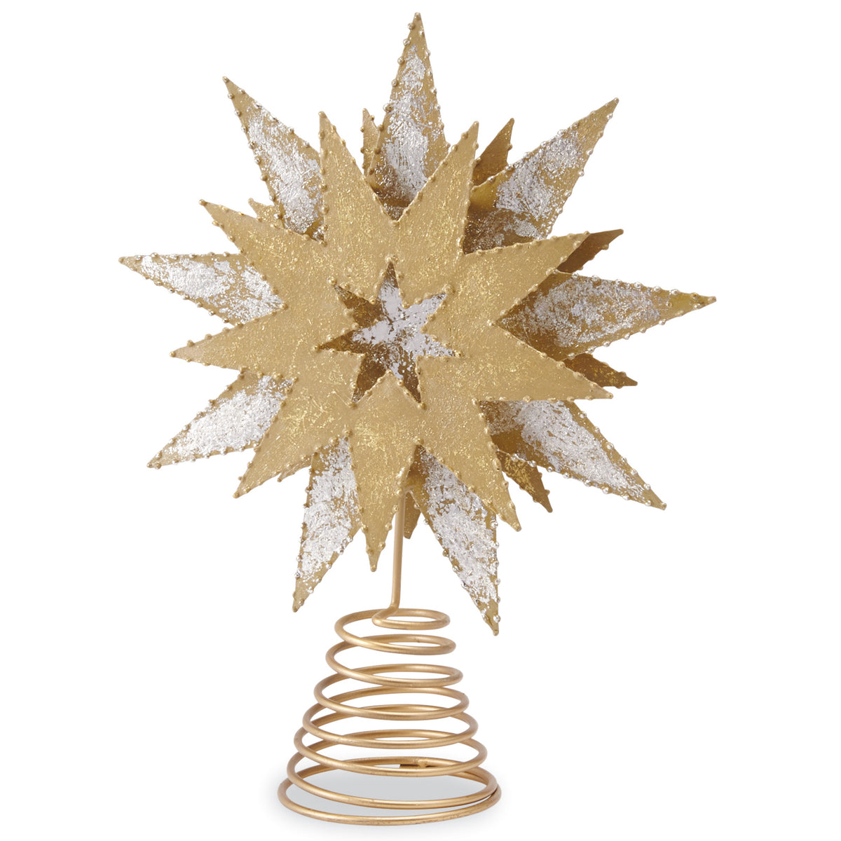 Mud Pie MP 42600005 Metallic Star Tree Topper – Piper Lillies Gift