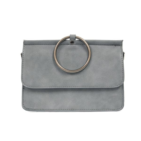 Aria Small Shoulder Bag – Grey Leather - Welcome to Worbags
