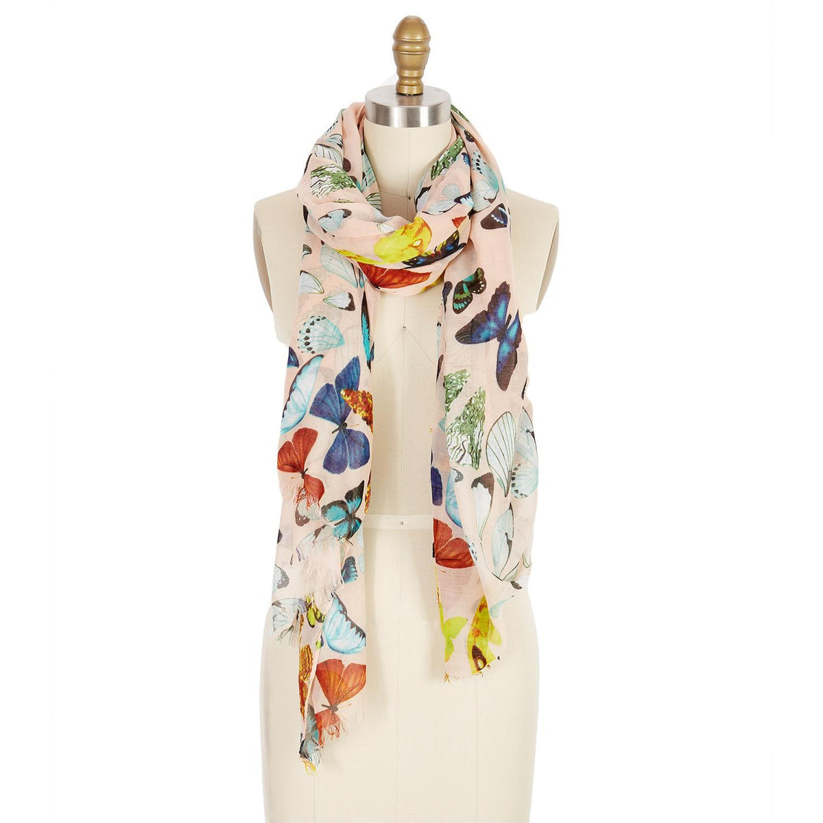 S-Sheer Scarf with Pearl Details – Two B's Accessories