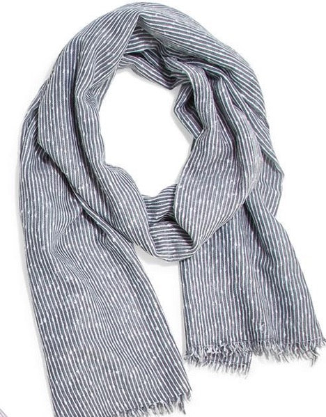 S-Sheer Scarf with Pearl Details – Two B's Accessories