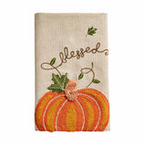 Mud Pie MP 41500136 Embroidered Pumpkin Towels