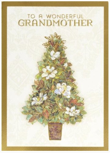 Design Design DD 100-77129 Botanical Christmas Tree Grandmother