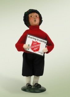 Byers Choice BC 12857 Salvation Army Boy With Sign