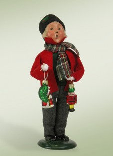 Byers Choice BC 12861 Boy With Glass Ornament