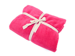 All For Color AFC CF8004 Hot Pink Cozy Fleece