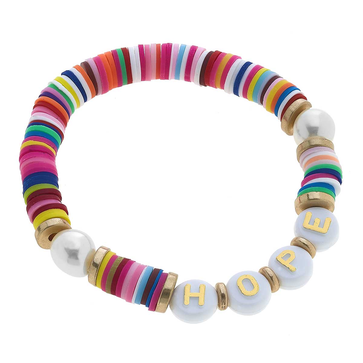 Personalized lurex beads CUBE letter bracelet – KBJewels555