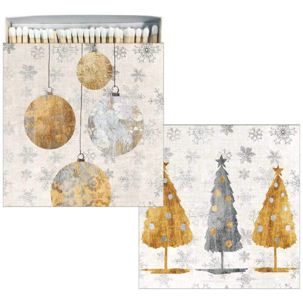 Paperproducts Design PD 27167 Matches Holiday Festival Square Box