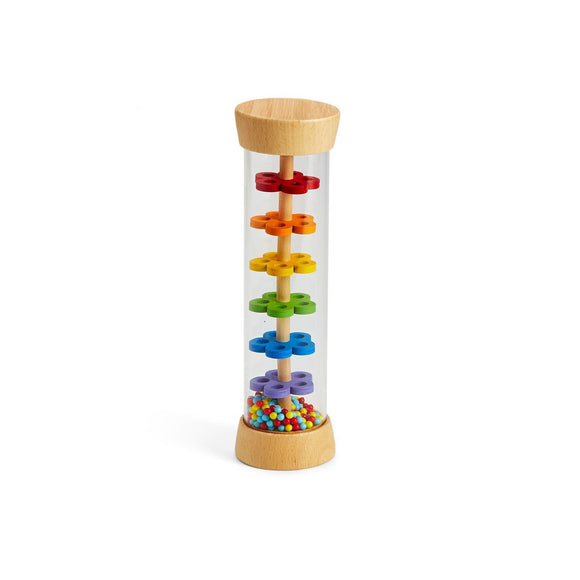 Two's Company TC 43776 Beech Wood Rainbow Beads Rattle Toy