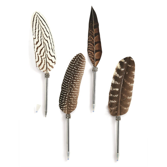 Two's Company TC 52845-20 Vintage Feather Pin in Gift Box