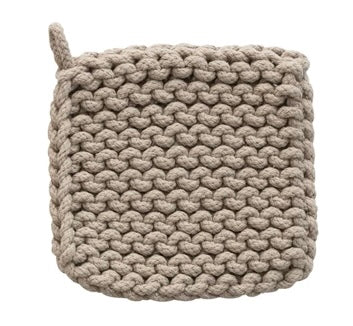 Square Cotton Crocheted Potholders