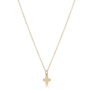 ENEWTON DESIGN ED N16GSCSMG 16" NECKLACE GOLD - SIGNATURE CROSS SMALL GOLD CHARM