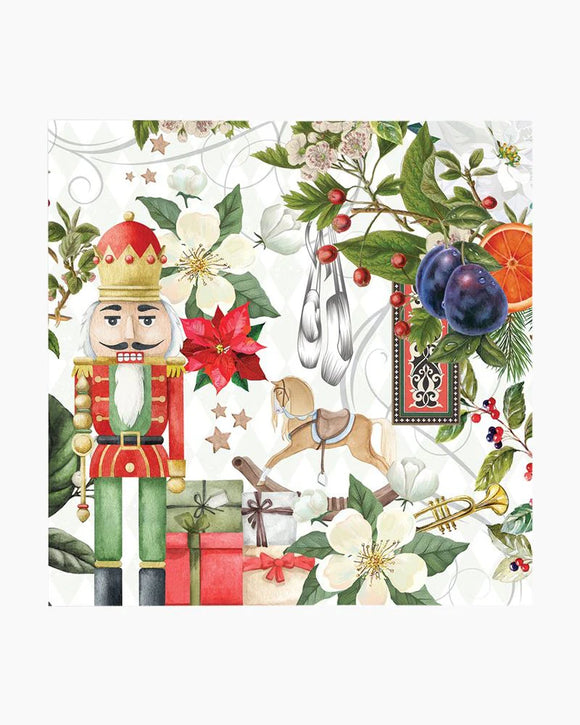 MICHEL DESIGN WORKS MDW 817426 NUTCRACKER SUITE LUNCHEON NAPKIN