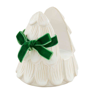 Mud Pie MP 41540048 White Christmas Sponge Holder