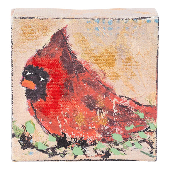 Glory Haus GH 10140411 Red Bird Holly Canvas
