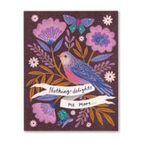 Compendium CD 11262 "Nothing Delights Me More" Thank You Card