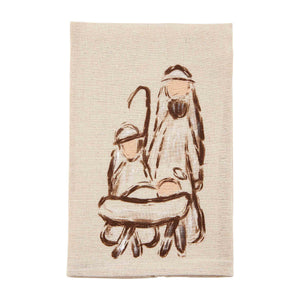 Mud Pie MP 42170039 Nativity Towel