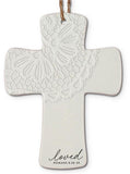 Dicksons Gifts DG 1215x Christmas Ornament Cross Lace - 4 Styles