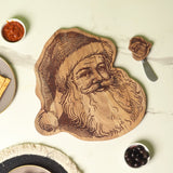 India Handicrafts IH 75430 Santa Wood Tray W/Spreader