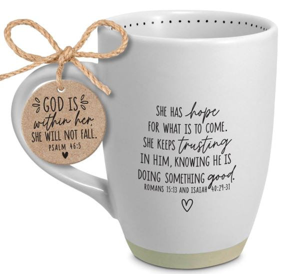 Dicksons Gifts DG 18856 Mug She Has Hope For What Is To Come 17oz