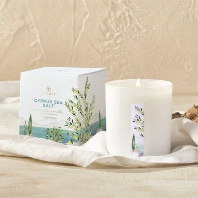 THYMES TH 12464-07 CYPRUS SEA SALT POURED CANDLE  8OZ