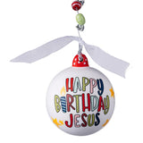 Glory Haus GH 20133410 Happy Birthday Jesus Cupcake Ornament