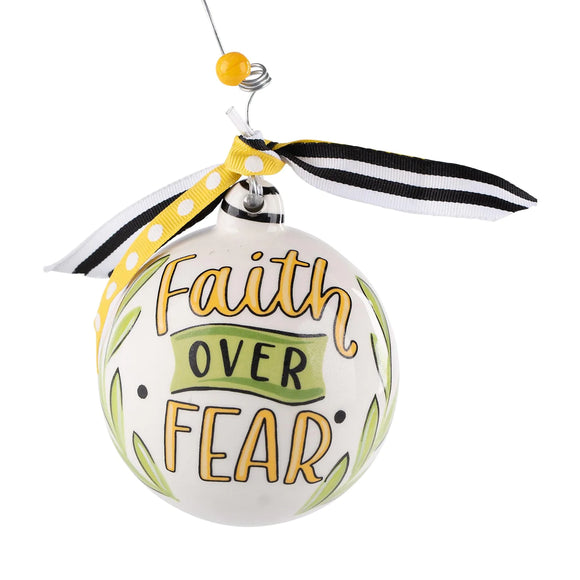 Glory Haus GH 20153431 Faith Over Fear Sunflower Ornament