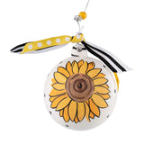 Glory Haus GH 20153431 Faith Over Fear Sunflower Ornament