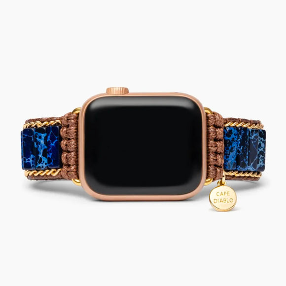 cape diablo CD AW1Azurell Azure Lapis Lazuli Apple Watch Strap