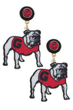 Canvas Jewelry 26 26264E-xx Resin Mascot Earrings - 2 Schools