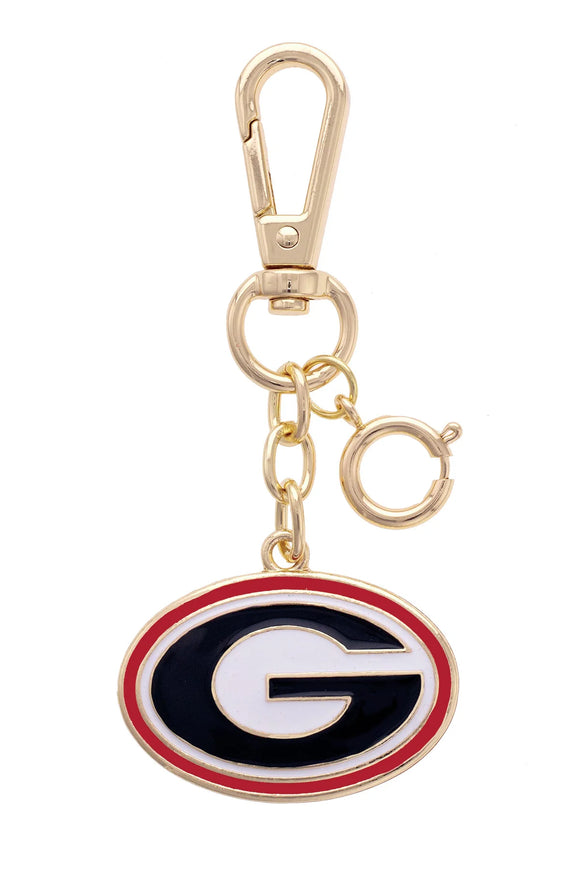Canvas Jewelry CJ 26702BC-GA Georgia Bulldogs Enamel Logo Bag Charm