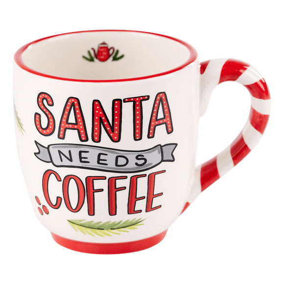 Glory Haus GH 27153462 Santa Needs Coffee Mug