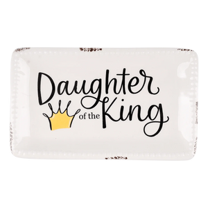 Glory Haus GH 28153423 Crown Daughter of the King Trinket Tray