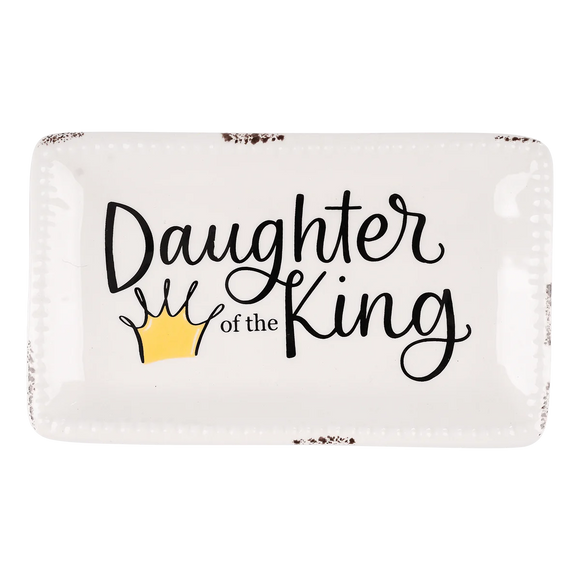 Glory Haus GH 28153423 Crown Daughter of the King Trinket Tray
