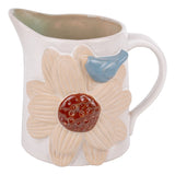 Glory Haus GH 28170011 Blue Bird Sunflower Pitcher