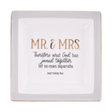 Glory Haus GH 28173402 Mr. & Mrs. Joined Together Trinket Tray