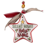 Glory Haus 26 29153419 Silent Night Holy Night Star Ornament