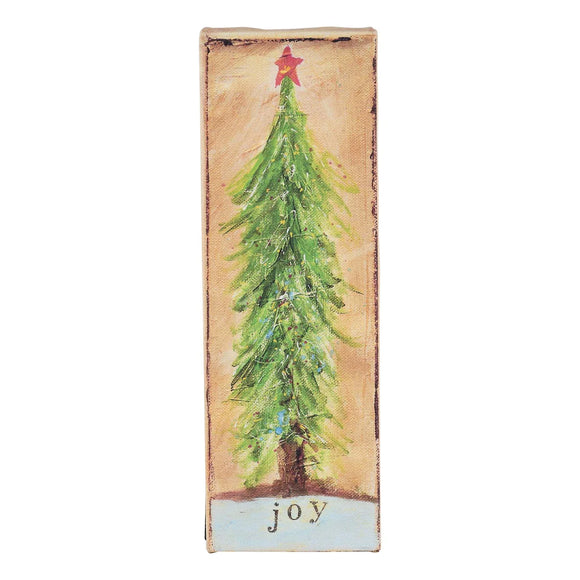 Glory Haus GH 10130421 Joy Christmas Tree Canvas