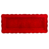 Certified International CI 31xxx Crackle Rectangular Platter 19in x 8in - 4 Colors