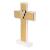 Glory Haus 26 32170501 Gold Wooden Standing Cross
