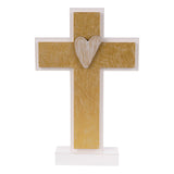 Glory Haus 26 32170501 Gold Wooden Standing Cross