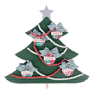 GLORY HAUS GH 33160526 MERRY & BRIGHT CHRISTMAS WELCOME TOPPER