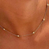 eNewton Design 26 N17SICLG2x 17" Choker Simplicity Chain Gold - Classic Gold - 3 Sizes