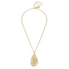 Susan Shaw 26 3966G Oyster Dainty Necklace - Gold