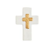 Mud Pie MP 40030432x Ceramic And Gold Cross - 3 Styles