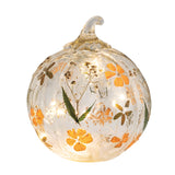 Mud Pie MP 40030496x Gather LED Glass Pumpkins - 2 Sizes