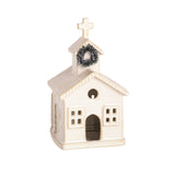 Mud Pie MP 40030529x Ceramic Church Light-Up Sitter - 3 Sizes/Styles