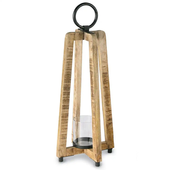 Mud Pie MP  40320013T Tall Lantern with Metal Handle