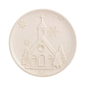 Mud Pie Christmas Church Plate