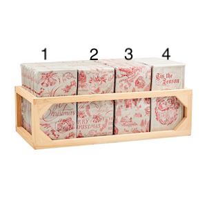 MUD PIE MP 40900100 TOILE GUEST TOWEL SETS